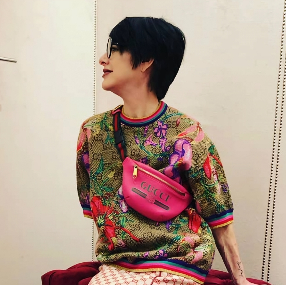 Gucci Logo, Floral Print Sweater